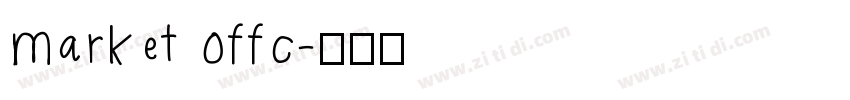 market offc字体转换